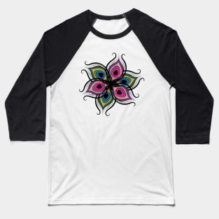 Feather Flower Baseball T-Shirt